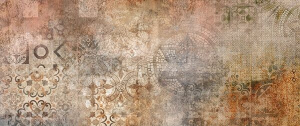 Papier peint Mandala de l'Équilibre Doré