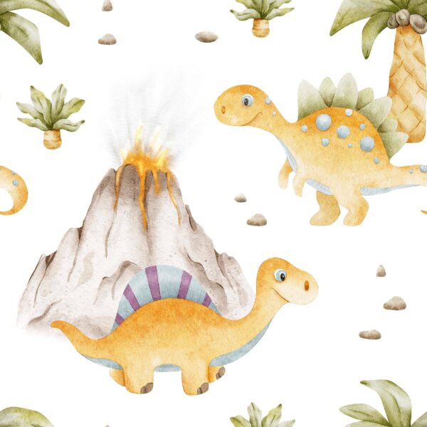 Papier peint Dinosaures de Volcano Land