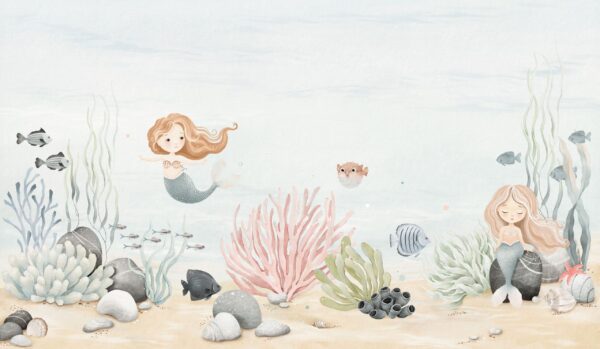 Papier peint Les rêves sous-marins des sirènes