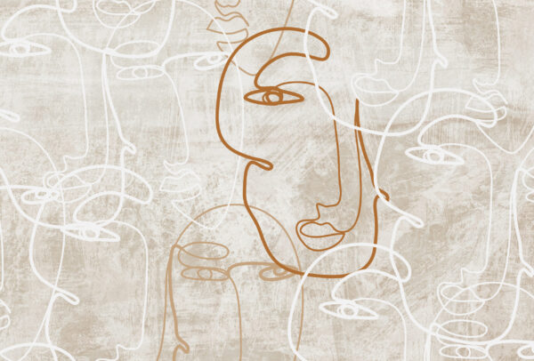 Papier peint Lignes de paix