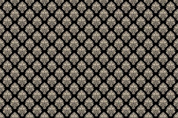 Papier peint Baroque noir