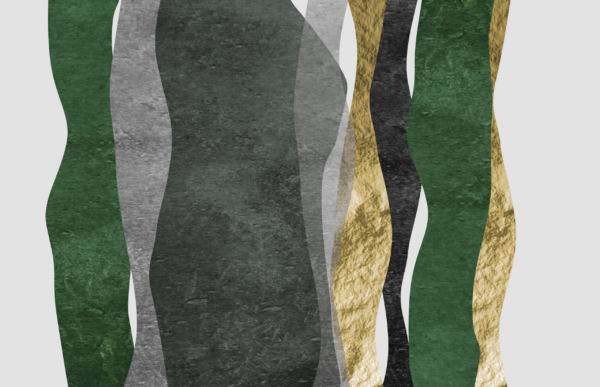 Papier peint Vert moderne