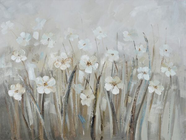 Papier peint Jardin blanc