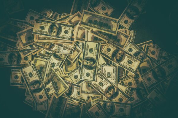 Papier peint Billets de 100 dollars