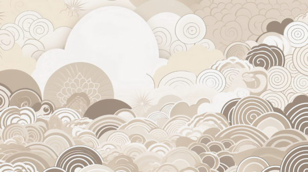 Papier peint Nuages de Japandi