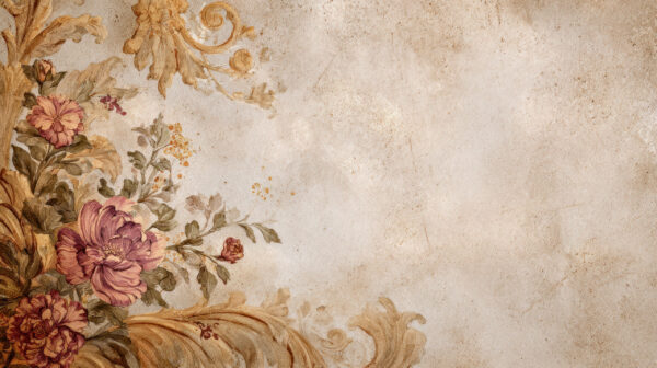 Papier peint Jardin shabby chic