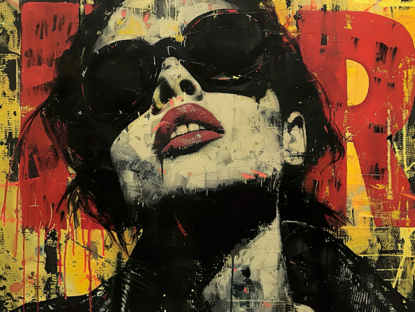 Papier peint Femme Pop Art