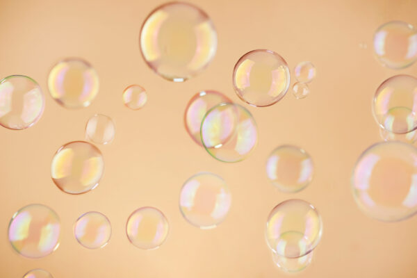 Papier peint Bulles de pêche