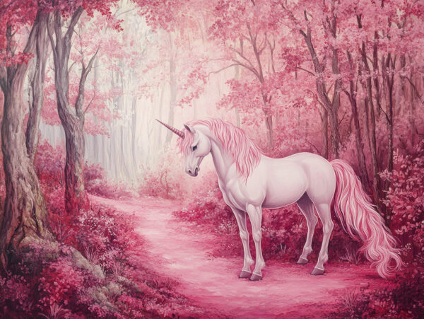 Papier peint Licorne magique