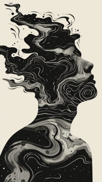 Papier peint Profil astral