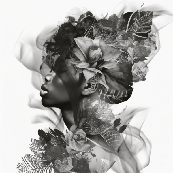 Papier peint Dame éthérée