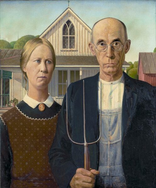 Papier peint American Gothic