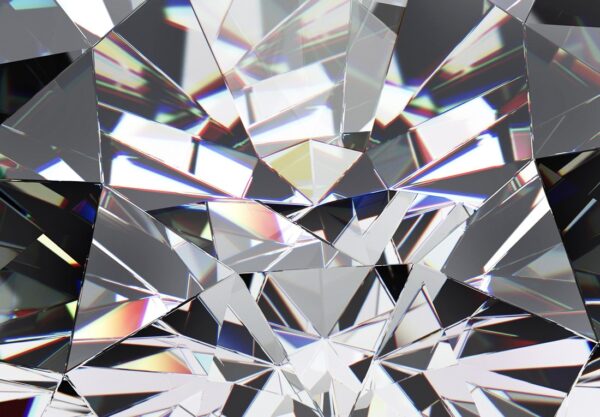 Papier peint Mosaïque de diamants