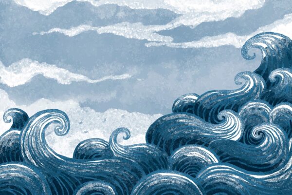 Papier peint Vagues océaniques