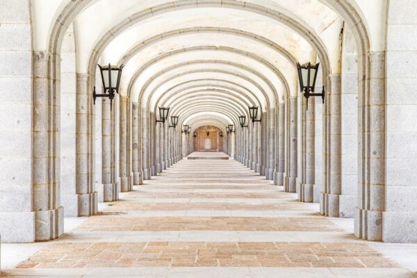 Papier peint Couloir historique 3D