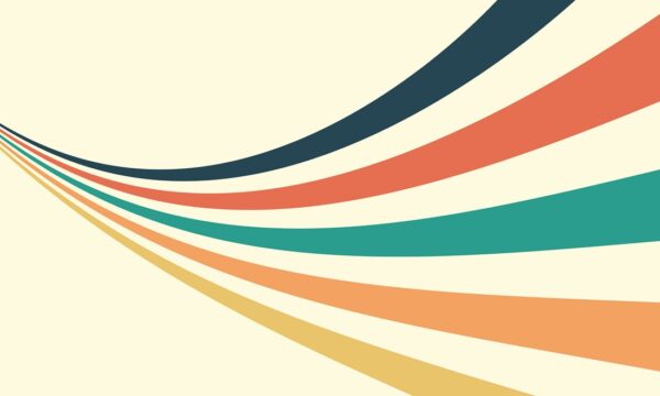 Papier peint Lignes colorées