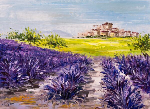 Papier peint La lavande en Provence
