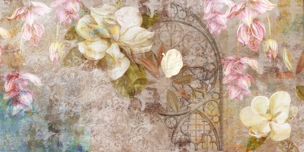 Papier peint Magnolias anciens