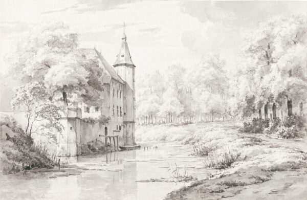 Papier peint Petit palais sur l'eau