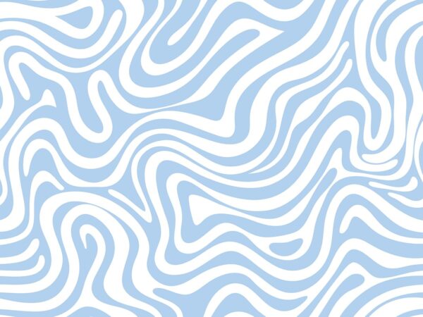 Papier peint Ondes géométriques douces