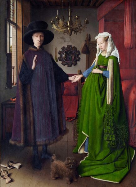 Papier peint Portrait des époux Arnolfini