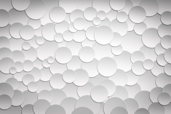Papier peint Cercles tridimensionnels 3D