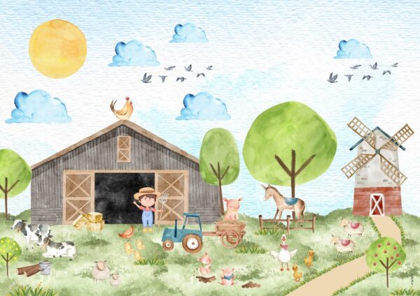 Papier peint Aventure à la campagne