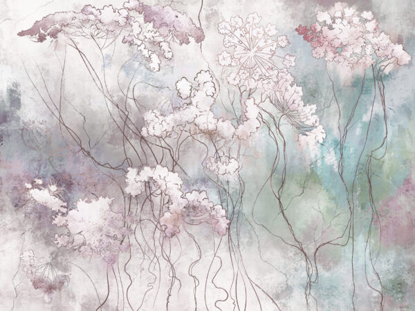 Papier peint Murmure des herbes tranquilles