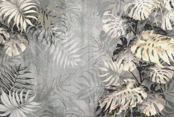 Papier peint Le pouvoir des feuilles tropicales