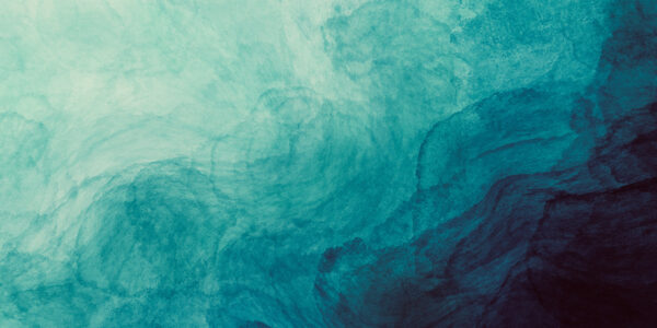Papier peint Vagues turquoise