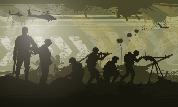 Papier peint Horizon militaire