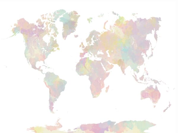 Papier peint Pastels du monde