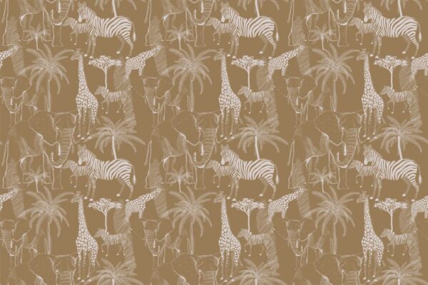 Papier peint Safari africain