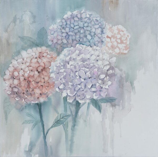 Papier peint Bouquet d'hortensias