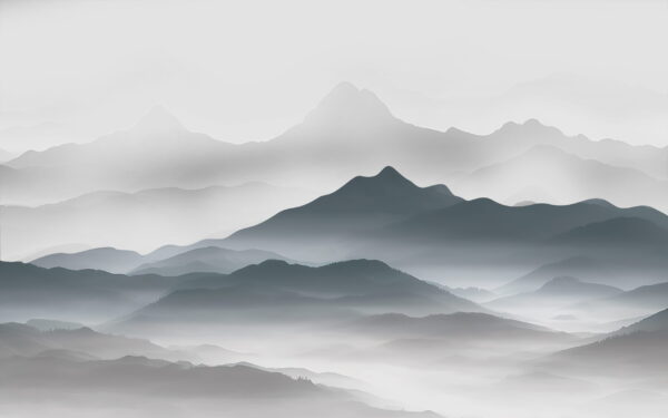 Papier peint Couches de silence