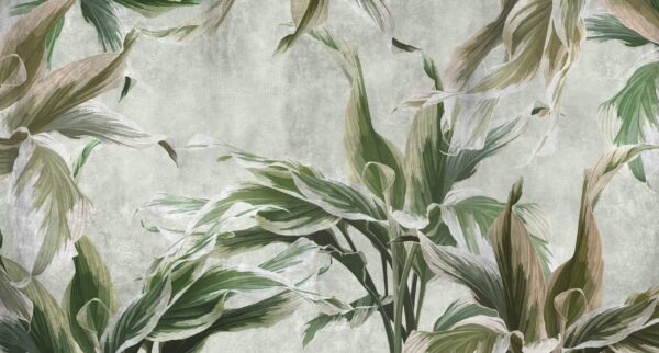 Papier peint Jardin de sauge tropicale