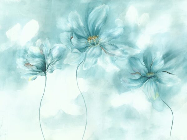 Papier peint Fleurs sensuelles