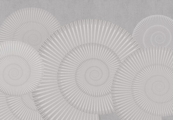 Papier peint Rythme des cercles