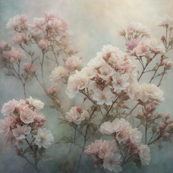 Papier peint Fleurs délicates