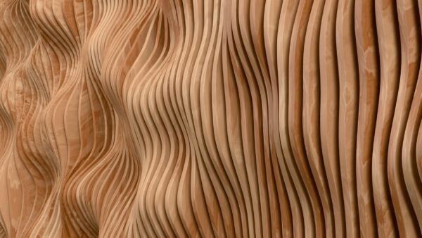 Papier peint Vagues de bois