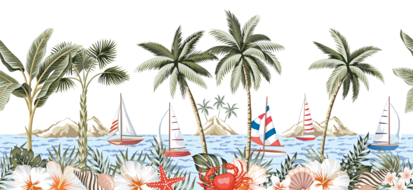Papier peint Croisière tropicale