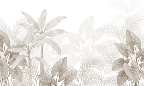Papier peint Silence exotique