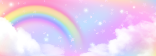Papier peint Pays de l'Arc-en-ciel Pastel