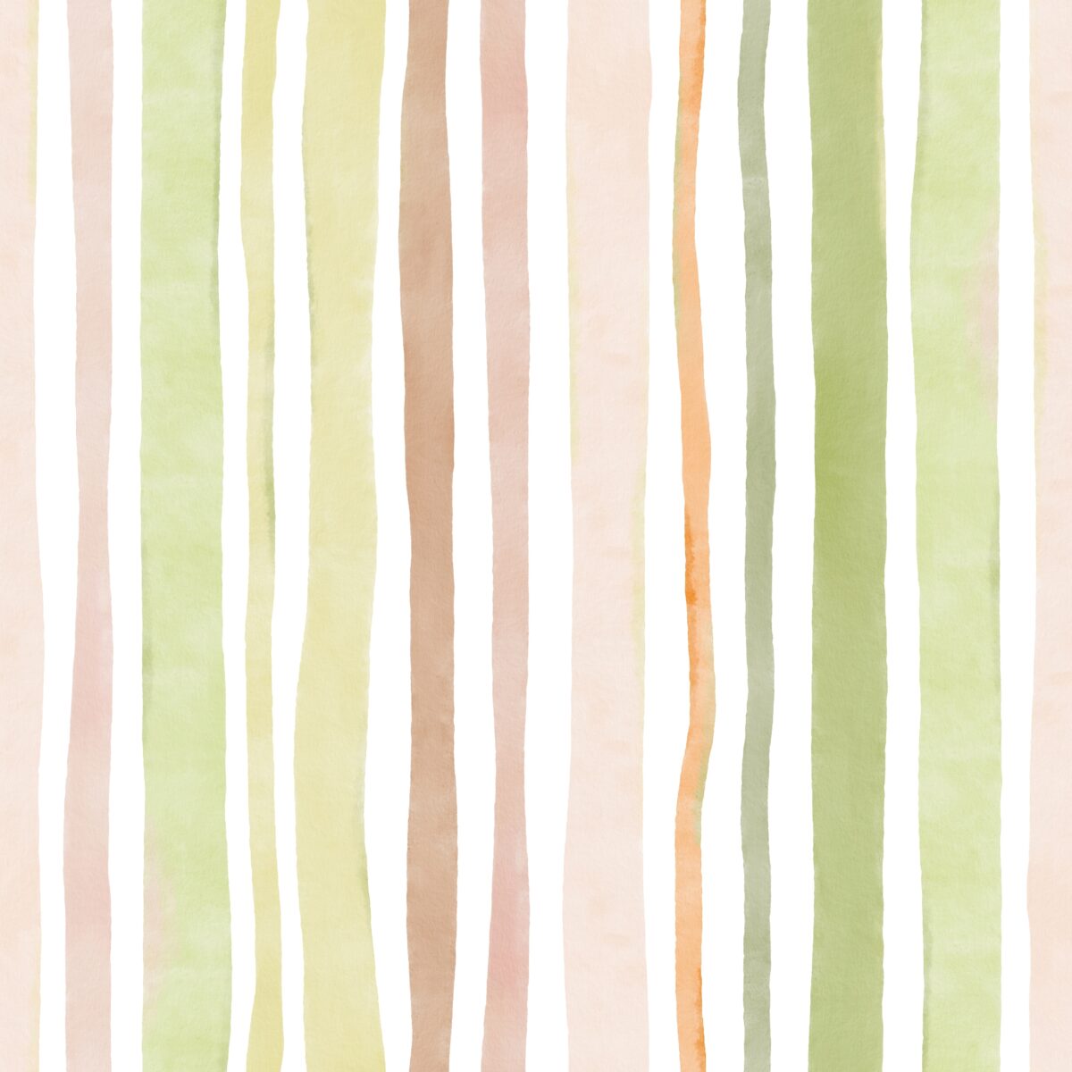 Papier peint Rayures aquarelles