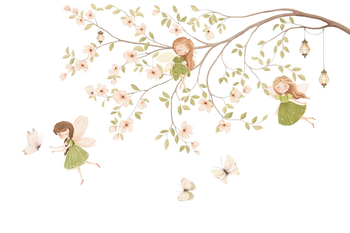 Papier peint Le monde féerique des fées