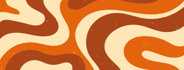 Papier peint Pop Art orange