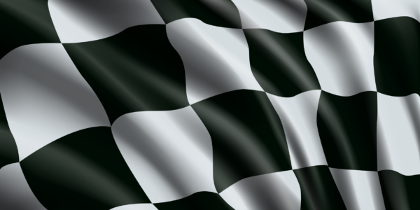 Papier peint Damier de course