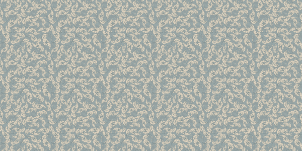 Papier peint Ornement bleu